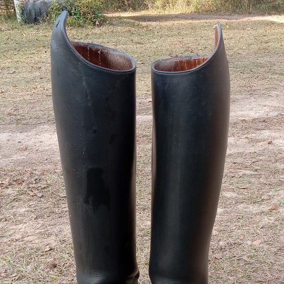 Petrie Elegance Dressage Boot black dress boots size 6.5 slim - Picture 2 of 9